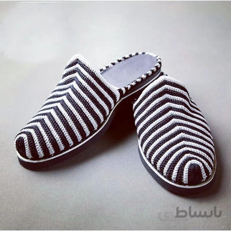 گیوه ابری صندل دو رنگ