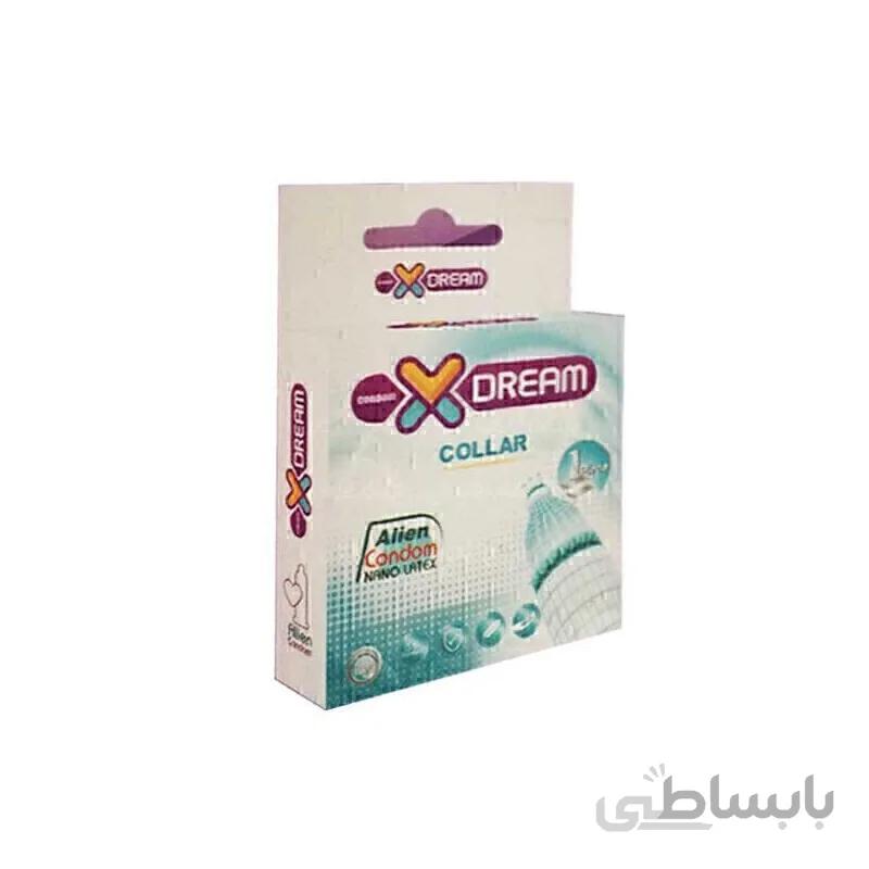 کاندوم Collar طوقی دارای دکمه های برجسته حلقوی نرم ایکس دریم ا پینکت