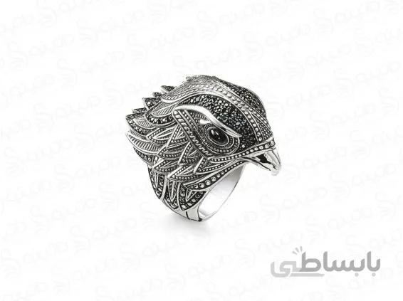 انگشتر طرح شاهین سلطنتی 12479