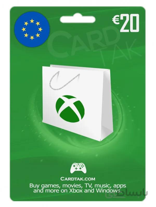 گیفت کارت ایکس باکس لایو 20 یورو اروپا (EU)