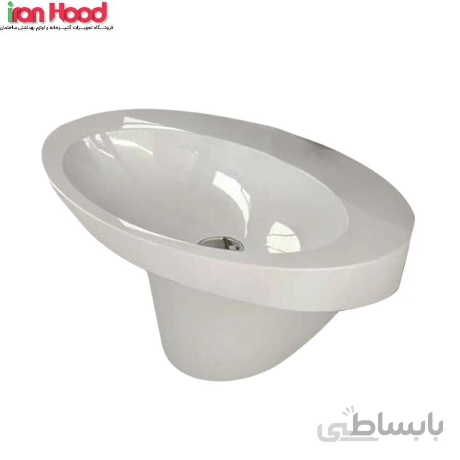 روشویی نیم پایه گلسار مدل الیت ا Golsar Elite wash basin