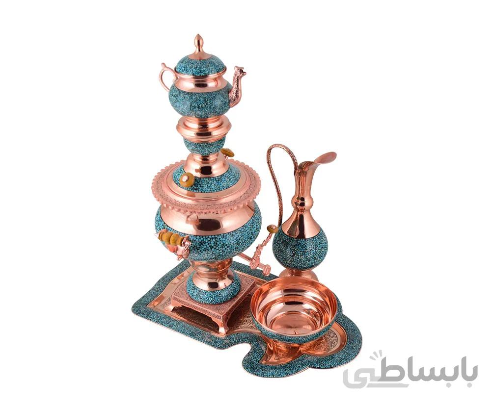 سرویس سماور فیروزه کوب