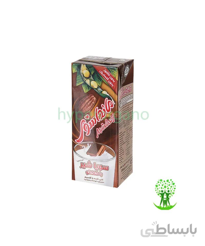 شیر سویا کاکائو 200 سی سی مانداسوی