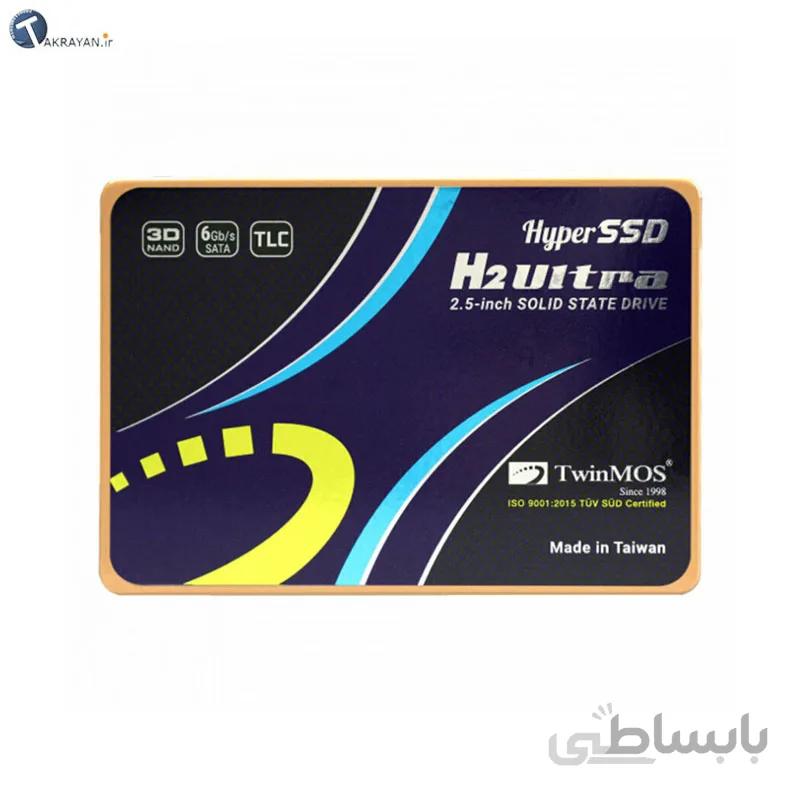 اس اس دی تویین موس مدل Hyper SSD H2 Ultra ظرفیت 256 گیگابایت ا TwinMOS Hyper SSD H2 Ultra 256GB