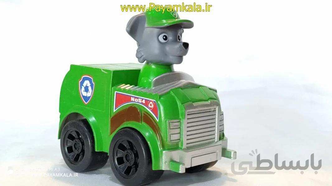 اسباب بازی سگ نگهبان با ماشین تک جعبه طرح 06
