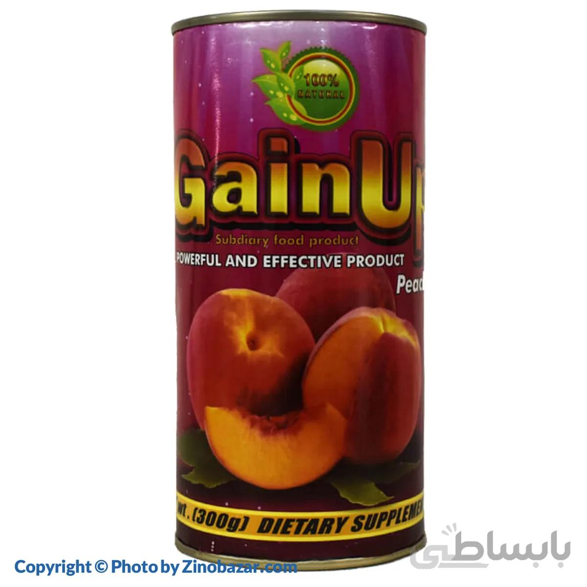 پودر چاق کننده گین آپ Gain Up با طعم هلو وزن 300 گرم