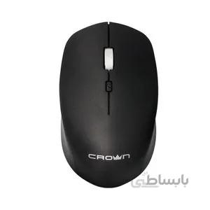 ماوس بی سیم کرون مدل اسلیم CMG-X13 ا Crown Micro Vertical Slim Wireless Mouse - Black | CMG-X13