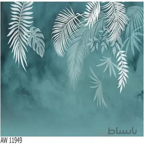 پوستر دیواری سه بعدی طرح برگ کدAW11949