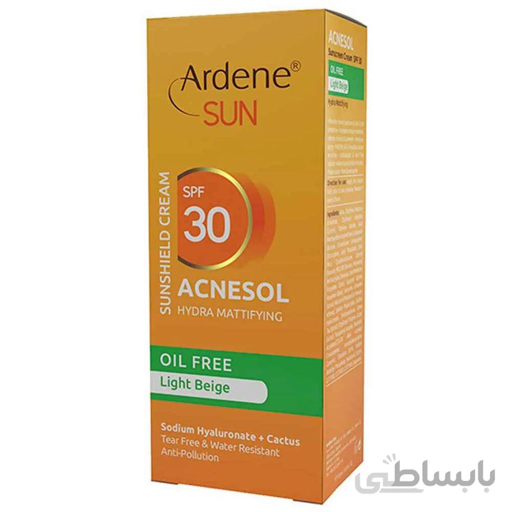 ضدآفتاب بژ روشن SPF30 آردن ا -