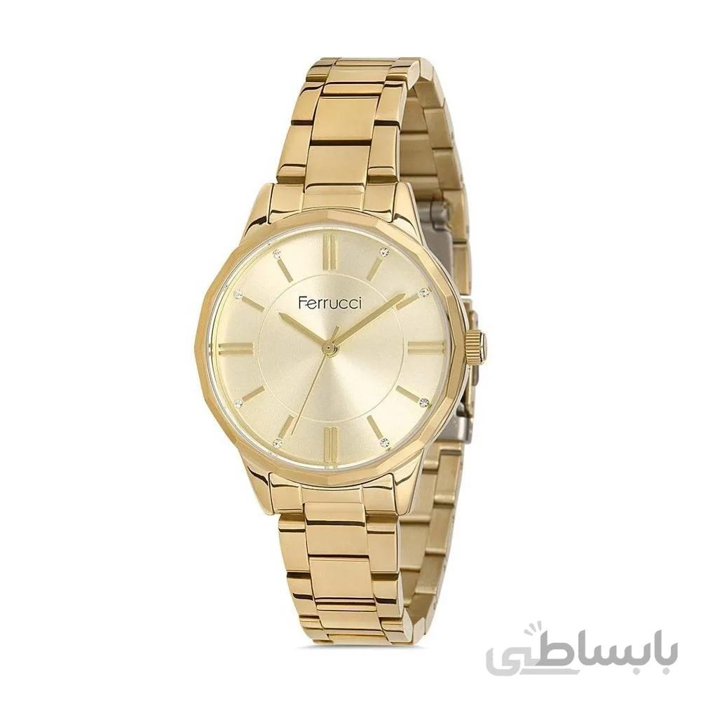 ساعت مچی عقربه ای زنانه برند فروچی Ferrucci مدل FC 13929M.03