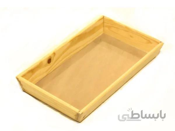 سینی فینگرفود چوبی