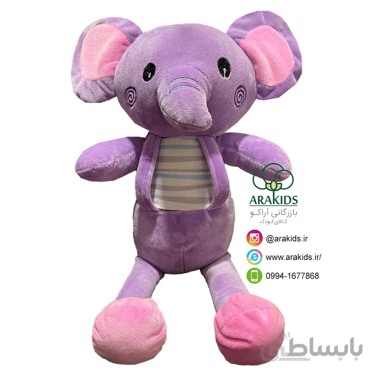 فیل ایستاده لپ فری 40 سانت کد: 14787