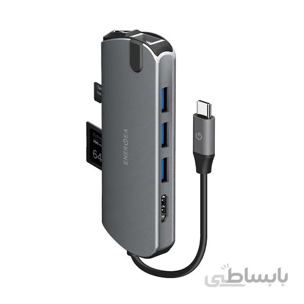 هاب و شارژر نوع C انرژیا مدل AluHub HD