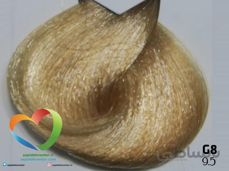 رنگ مو ی ترام کالر traum color بلوند طلایی روشن G8- 9.5