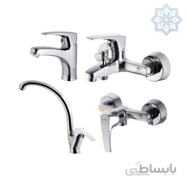 ست شیرآلات لایت کروم درخشان ا Chrome Set Light