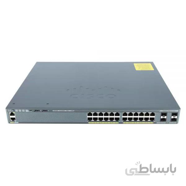 CISCO WS-C2960X-24PS-L 24Port Managed Switch ا سوئیچ 24 پورت مدیریتی سیسکو مدل WS-C2960X-24PS-L