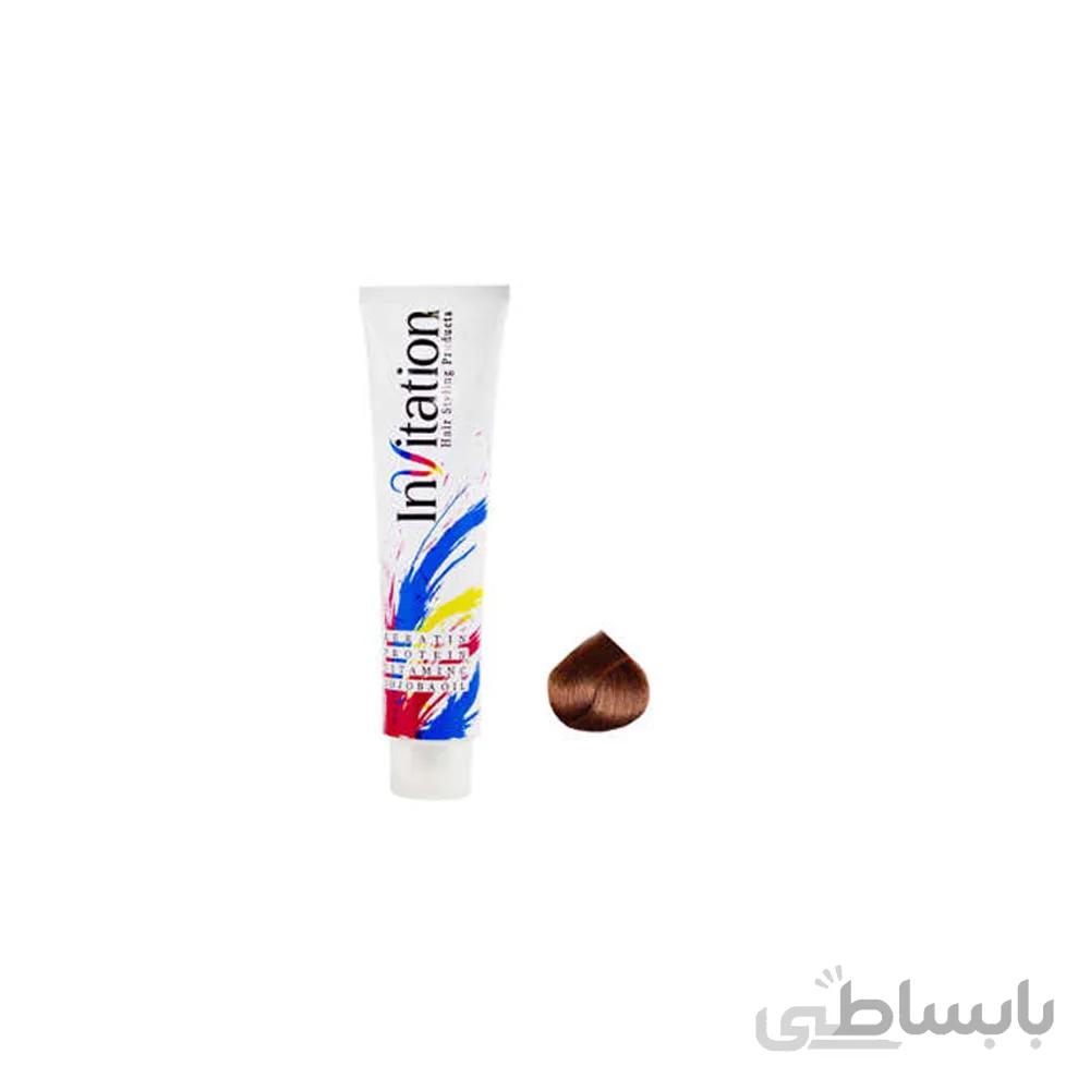 رنگ مو اینویتیشن شماره 8.31حجم 120 میلی لیتر رنگ قهوه ای زیتونی متوسط