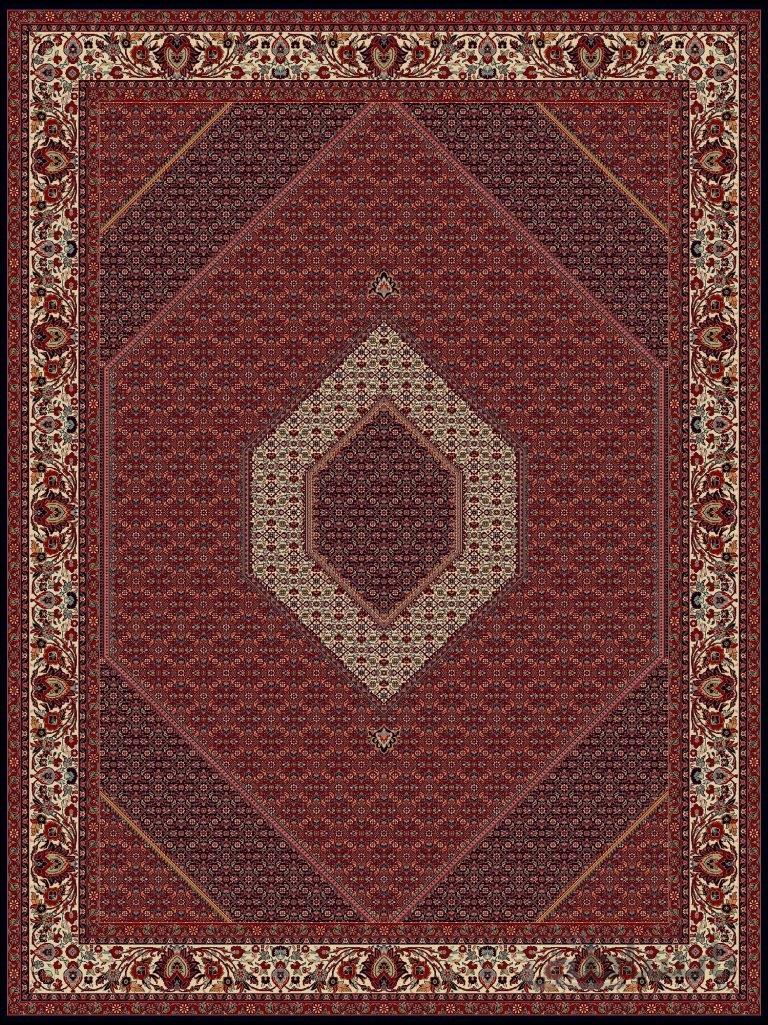 فرش ستاره کویر یزد مدل ایساتیس کد IA-N010-8040