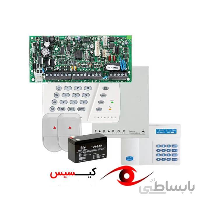 پکیج اماده دزدگیر اماکن پارادوکس با دو چشمی
