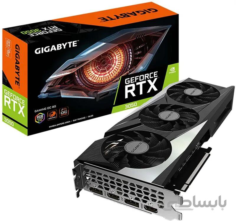 کارت گرافیک GIGABYTE GeForce RTX 3050 Gaming OC 8G 3X