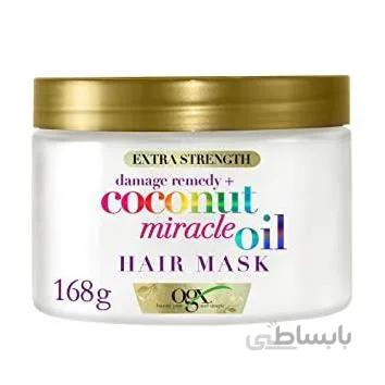 ماسک موی ترمیم کننده روغن نارگیل او جی ایکس حجم 168 میل