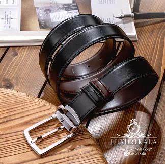 کمربند چرم (مشکی/قهوه ای) Mont Blanc ا MONT BLANC BELT