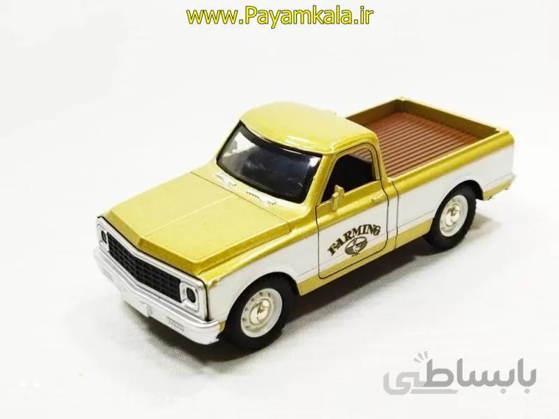 ماشین فلزی وانت آمریکایی قدیمی مزرعه دار (CHEVROLET PICKUP BY TINY WINY) بژ