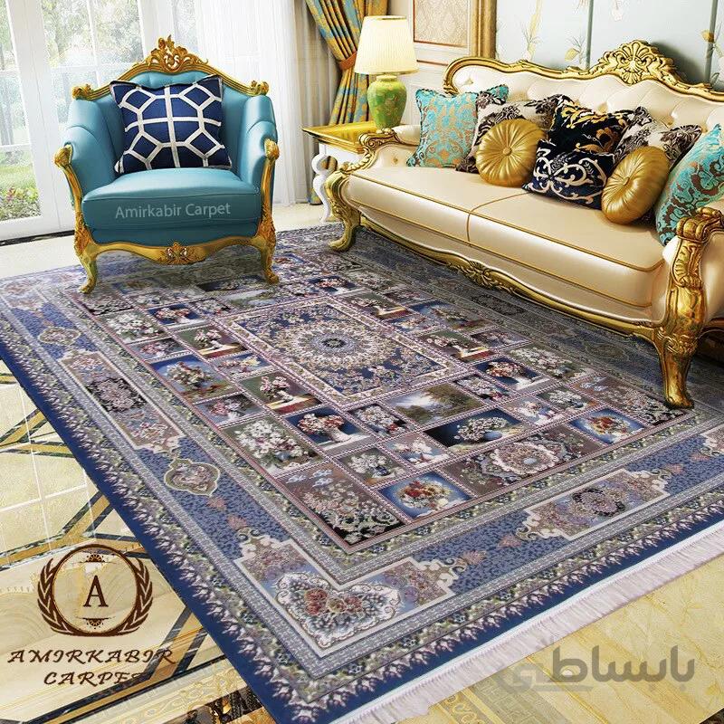 فرش چهار فصل ۱۲۰۰ شانه کاربنی