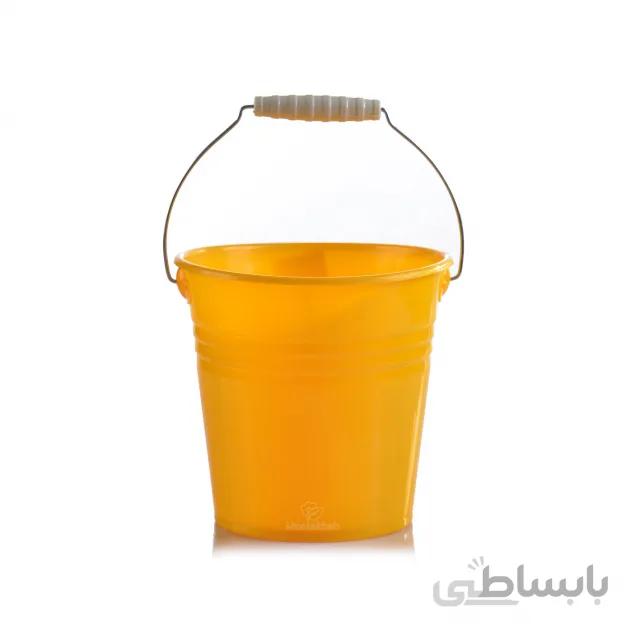 گلدان پلاستیکی سطلی دسته دار