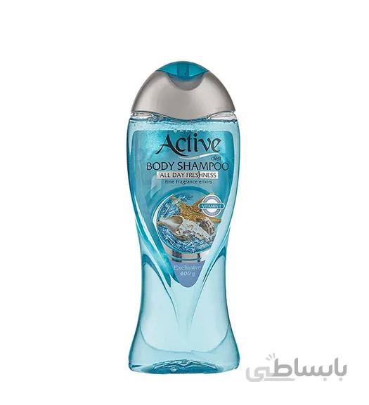شامپو بدن مینرال آبی 400 گرمی اکتیو ا Active Mineral Blue Body Shampoo 400g