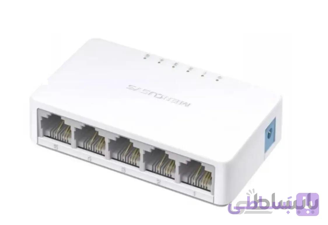 سوییچ 5 پورت مرکوسیس مدل MS105 — تصویر 1
