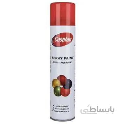 اسپری رنگ قرمز ترافیکی کاسپین وزن 295 گرم ا Caspian Traffic Red Paint Spray 295gr