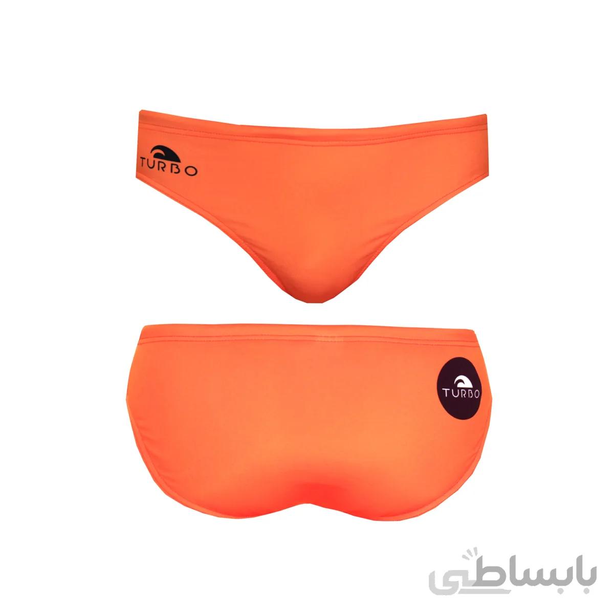 مایو واترپولو مردانه توربو Basic Neon Orange ا Turbo men Water polo Basic Neon Orange