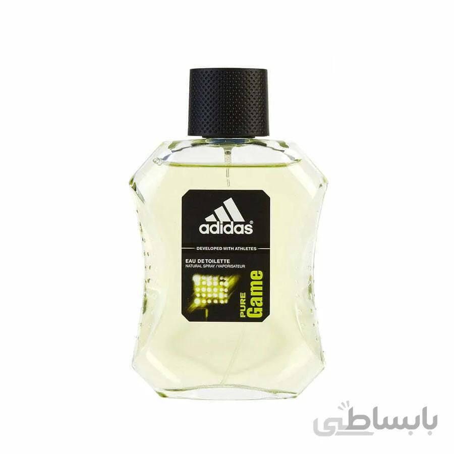 عطر ادکلن مردانه آدیداس پیور گیم مدل Pure Game حجم 100 میل ا Adidas Pure Game Eau De Toilette For Men 100ml