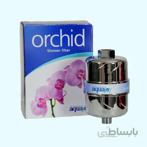 فیلتر تصفیه آب دوش حمام آمواجوی مدل ارکید