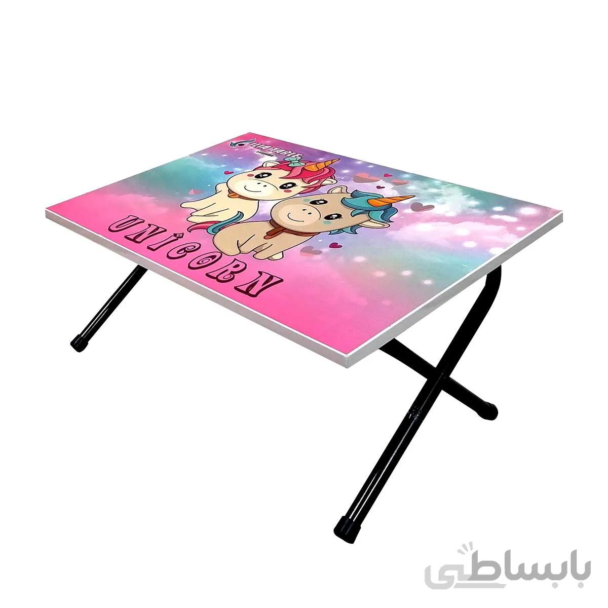 میز تحریر تاشو فانتزی ایلیا سایز 60