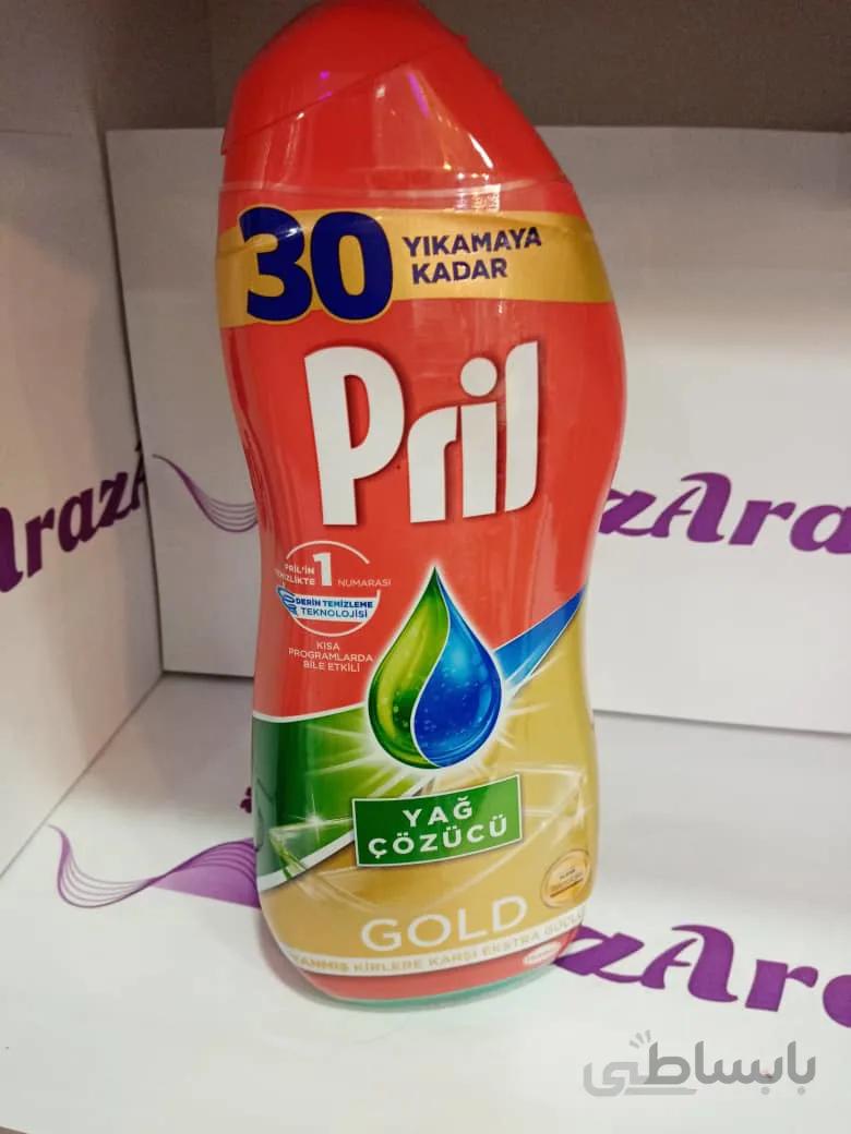 ژل ظرفشویی پریل گولد gold