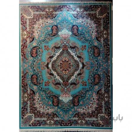 فرش ماشینی پرشین مشهد طرح 25001 آبی