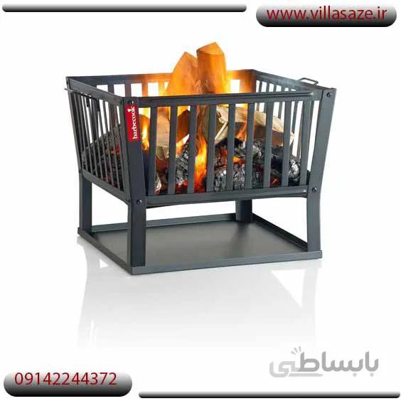 آتشدان فلزی نگین