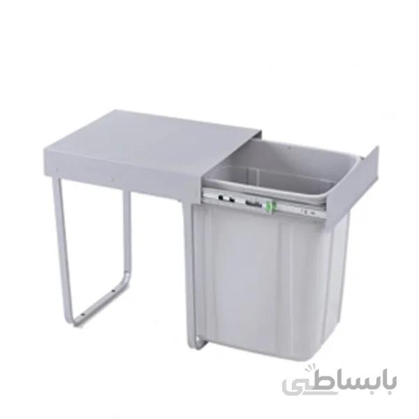 سطل زباله مدل A811 تک مخزنه ریلی بزرگ آدلان