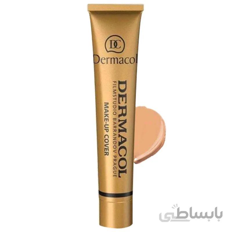 کرم پودر درماکول مدل Makeup Cover SPF30 218