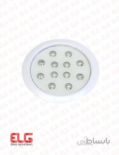 چراغ استخری توکار 12 وات IP68 ضد کلر