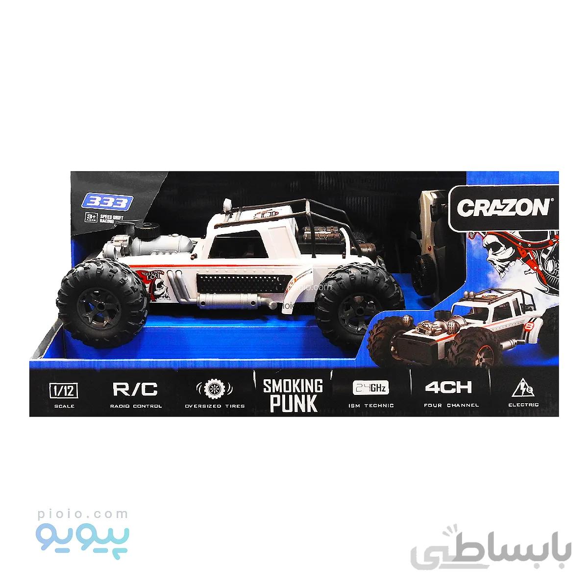 ماشین کنترلی شارژی دودزا آفرودی Crazone YC21121