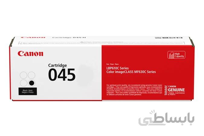 کارتریج لیزری اورجینال کانن 045 مشکی ا Canon 045 Black Orginal Laser Cartridge
