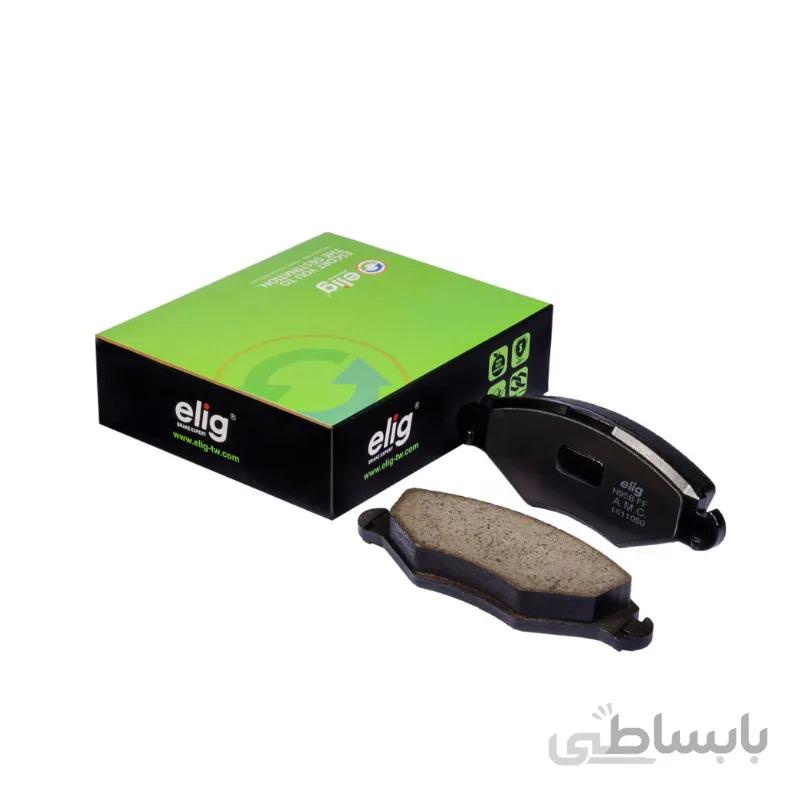 لنت جلو پژو206تیپ2و3 برند الیگ سرامیک ژاپن ا elig brake pads 1609252980-PA04 Front PEUGEOT206 TP2 JAPAN & USA