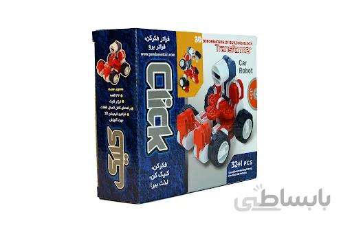 بازی فکری کلیک طرح ماشین و ربات ترانسفورمر