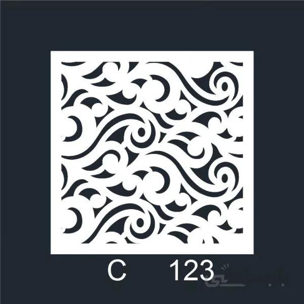 تایل سقفی کد c 123