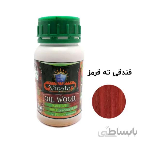 روغن چوب فندقی ته قرمز ویناتو کد 389