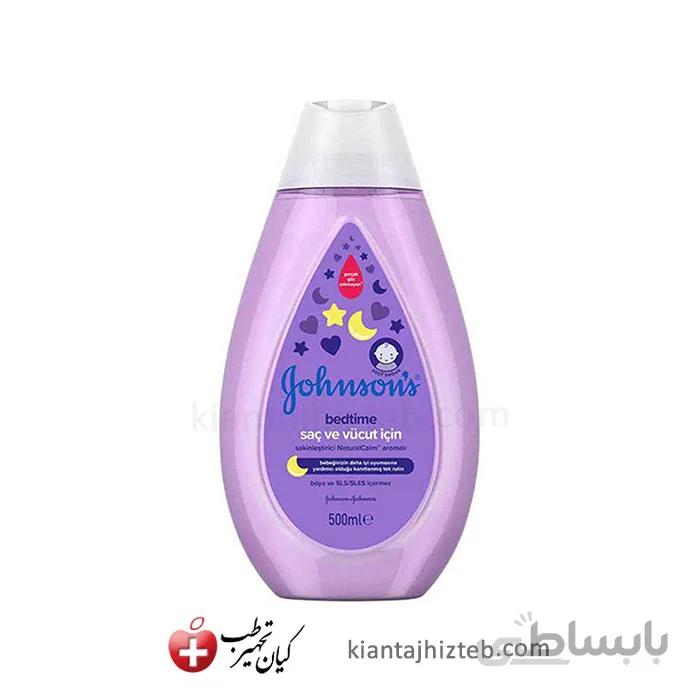 شامپو سر و بدن بچه جانسون مدل bedtime حجم 500 میل