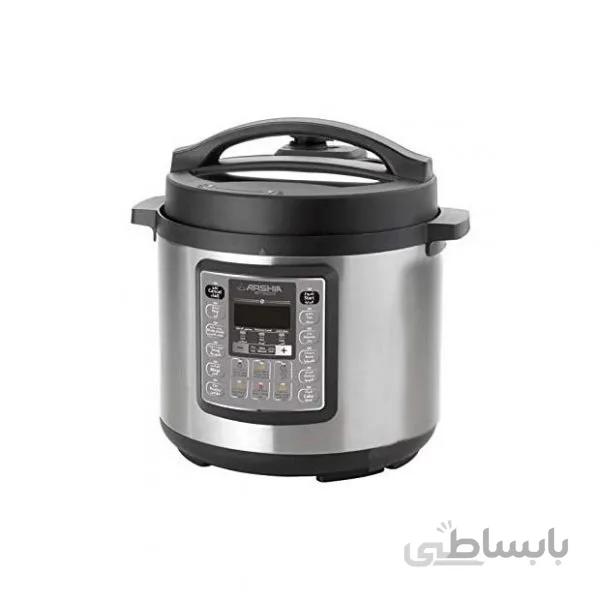 زودپز برقی دیجیتالی 6 لیتر دو دیگ ARSHIA EP118-2597